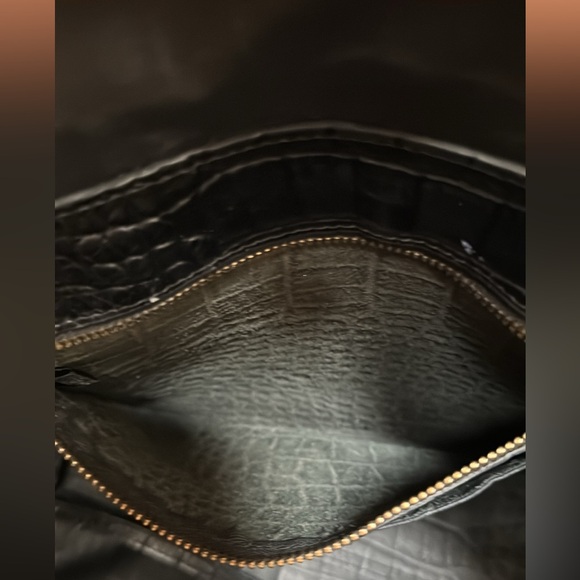 Cuyana Croc-Embossed Structured Tote - Size Small - Picture 8 of 16